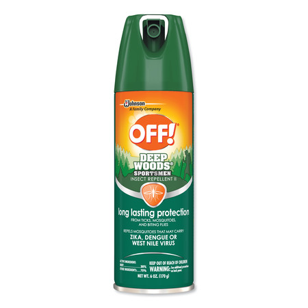 Off Deep Woods Sportsmen Insect Repellent, 6 oz Aerosol, PK12 629374